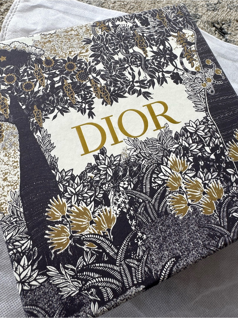 Women CD Pearl-Embellished-Silver Black Leather Belt with box Dior - Picture 10 of 11